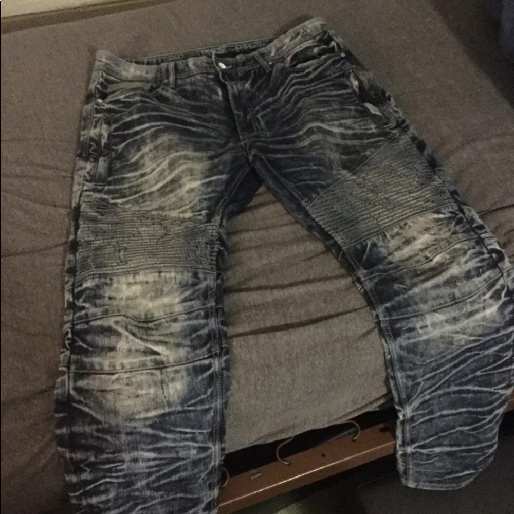 Jordan Craig Ripped Biker Jeans